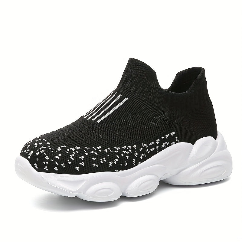 Girls Casual Sock Shoes Knit Lightweight Comfy Sneakers