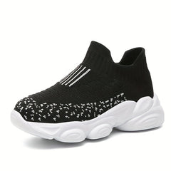 Girls Casual Sock Shoes Knit Lightweight Comfy Sneakers
