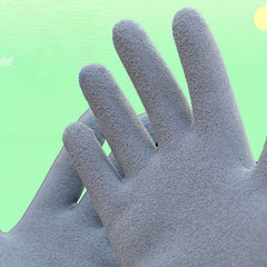 2 Pairs Safety Garden Gloves Knitted Elastic Liner Water Dirt Resistant