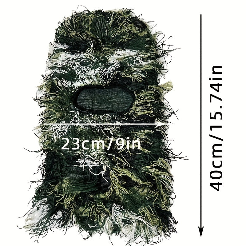 Camouflage Beanie Hat Hip Hop Knitted Headgear