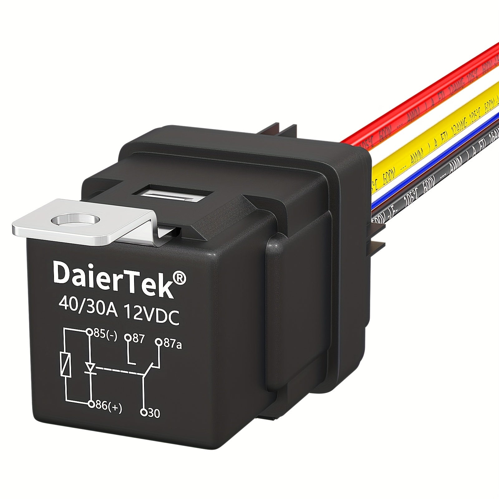 12V 30 40A 5 Pin SPDT Waterproof Relay With Socket