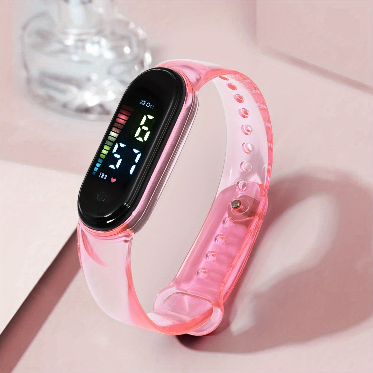 Teen Smart Multicolor Raised Sports Electronic Watch for Girls