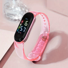 Teen Smart Multicolor Raised Sports Electronic Watch for Girls