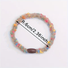 10pcs High Elastic Hair Ties Box Style Hair Rope
