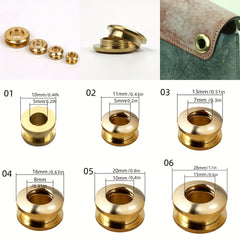 Air Eye Buckle Installation Tool Pure Copper Diy Leather Luggage Metal