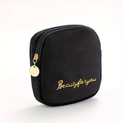 Embroidered Napkin Storage Bag Makeup Pouch Organizer
