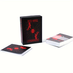 Red Hand Lenormand Gilt Edge Rigid Box Booklet Gift