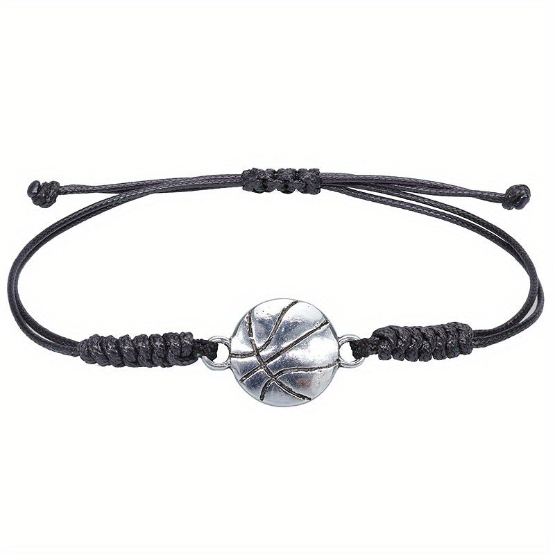 Sports Fan Adjustable Bracelet - Unisex Baseball Football Volleyball