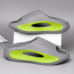 Men's Lightweight Slippers Open Toe Home Shoes For Shower Spring Summer