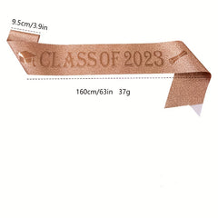 Striped Stoles Graduation Shoulder Belt Class Of Ribbon