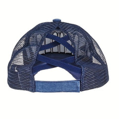Men's Denim Baseball Cap Distressed Outdoor Sports Hat