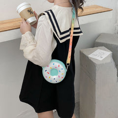 Donut Coin Purse Shoulder Bag for Girls - Perfect Birthday Gift