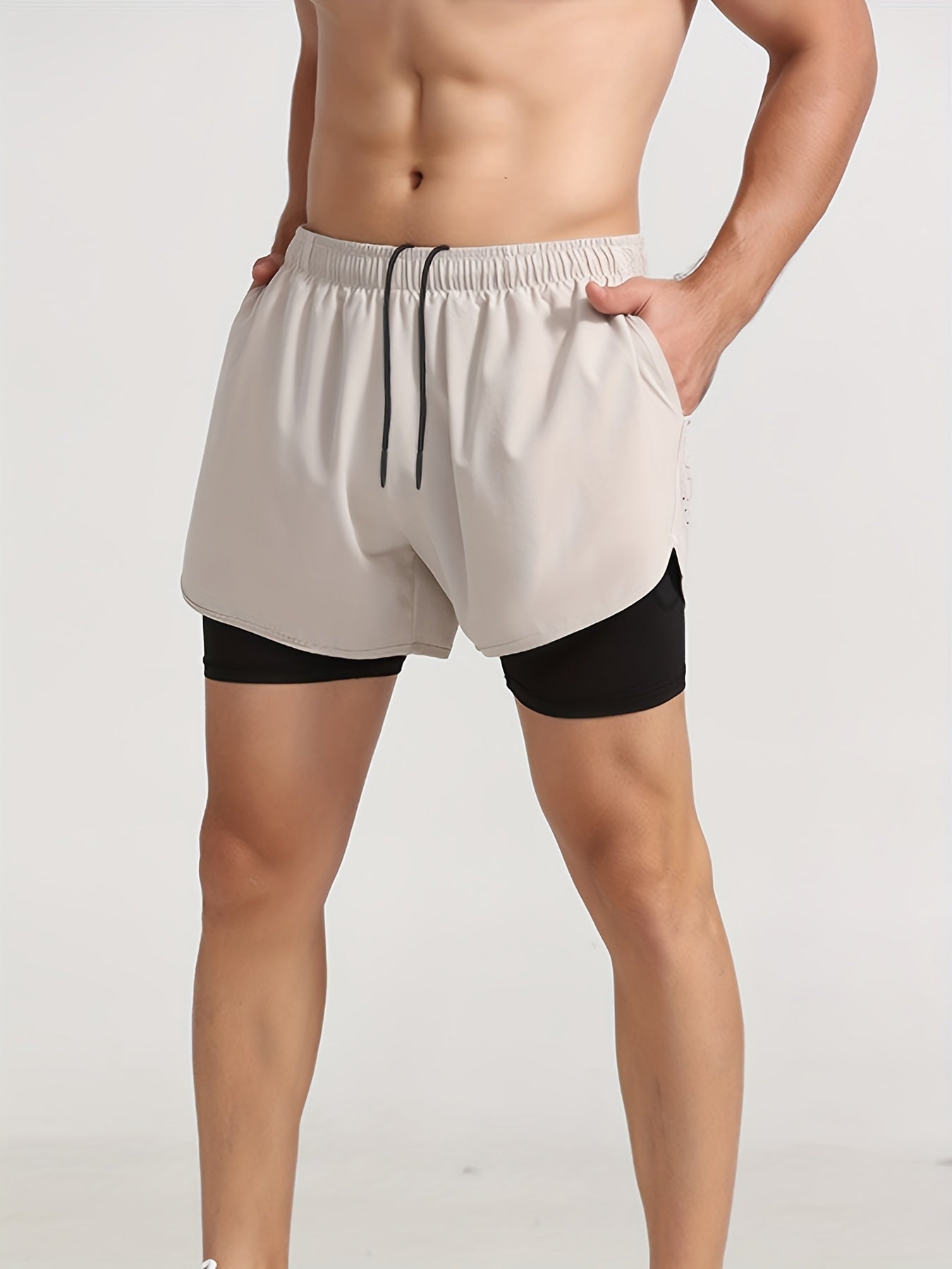 Men's Gym Running Shorts Quick Dry Workout Short