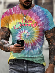 Men's Kenough Print T-shirt Casual Comfy 3D Print Tee