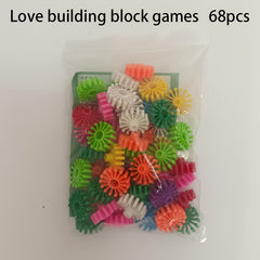 Colorful Gear Shaped Building Blocks Toy Set Ages 3 Creative Play & Home Fun