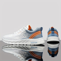 Men's Lace up Sneakers Comfortable Walking Shoes