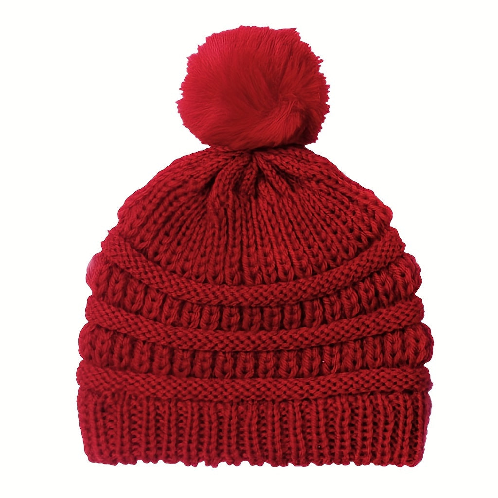 Newborn Infant Pom Knit Beanie Hat 0-2 Year