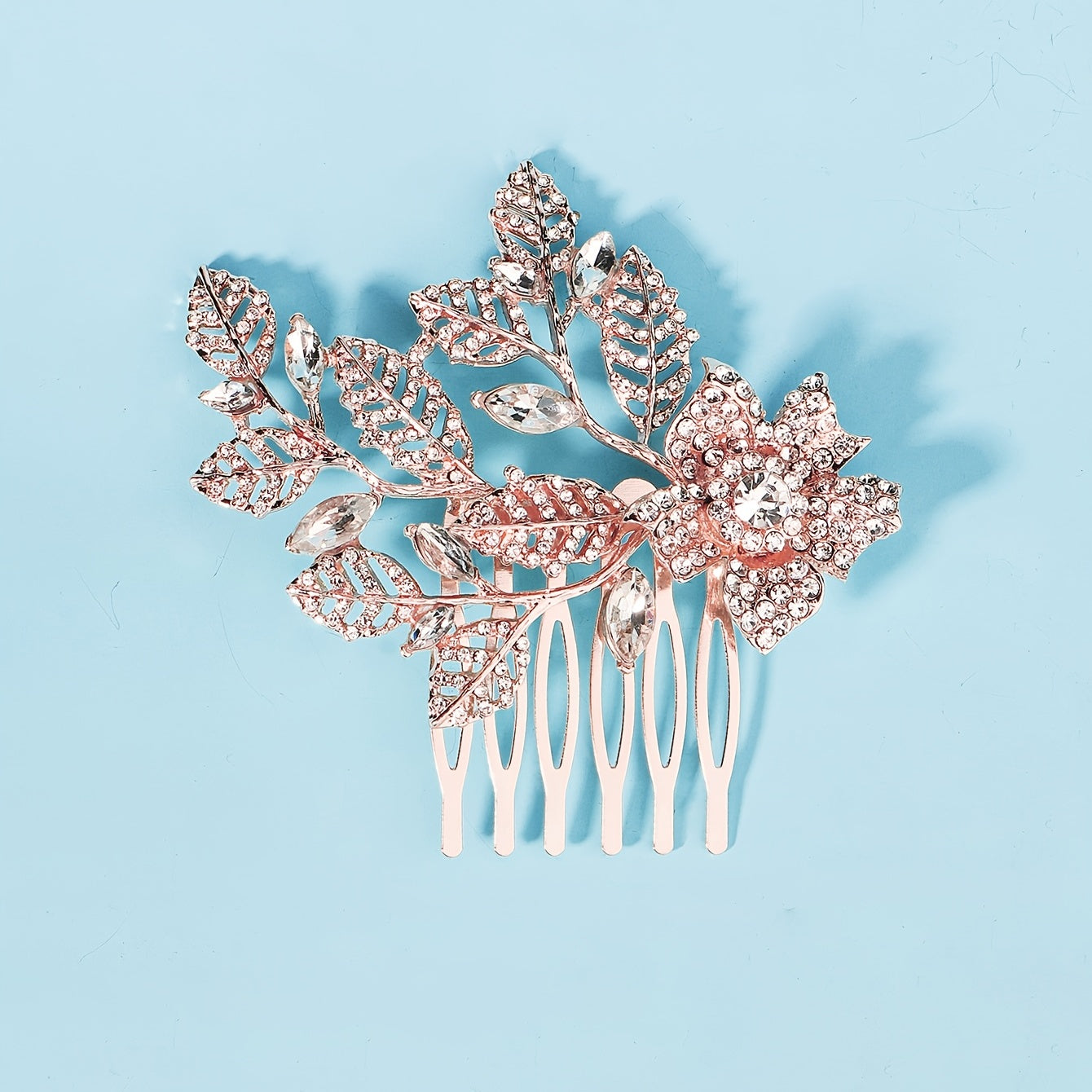 Floral Bridal Hair Comb Wedding Hair Accessories