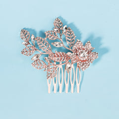 Floral Bridal Hair Comb Wedding Hair Accessories