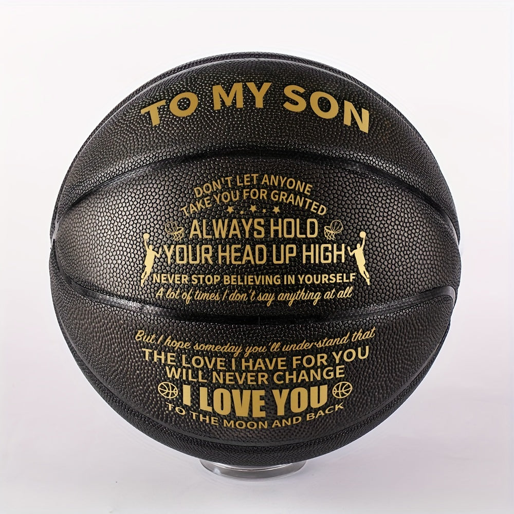 1pc Int'l Size Basketball w/ Pump - Ideal Grandson Gift