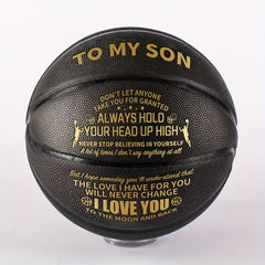1pc Int'l Size Basketball w/ Pump - Ideal Grandson Gift