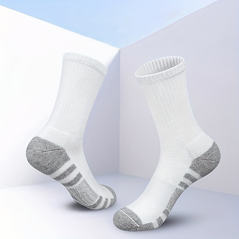 Thickened Padded Crew Socks Basketball Sweat-absorbing Outdoor Sports Socks