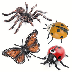 Colorful Insect Toy Models Set - Educational Animal Statue Toys