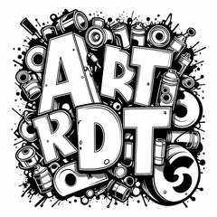 Street Graffiti Adult Coloring Book Urban Art Theme Perfect Gift