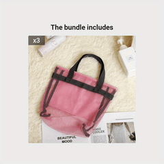 Foldable Travel Beach Bag for Kids Toy Storage & Beach Days
