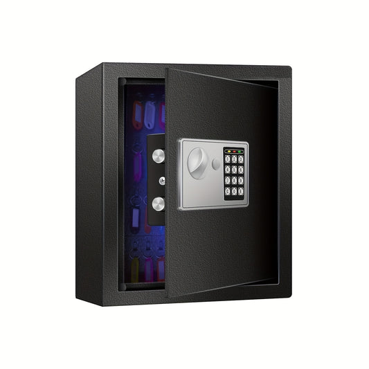 Electronic Key Safe Pin Code Keyless Storage Box Wall Mount Safe 83 Keys Cabinet