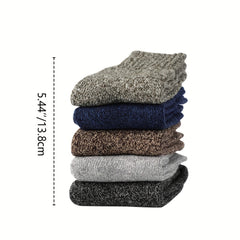 5 Pairs Soft Crew Socks Women's Stockings