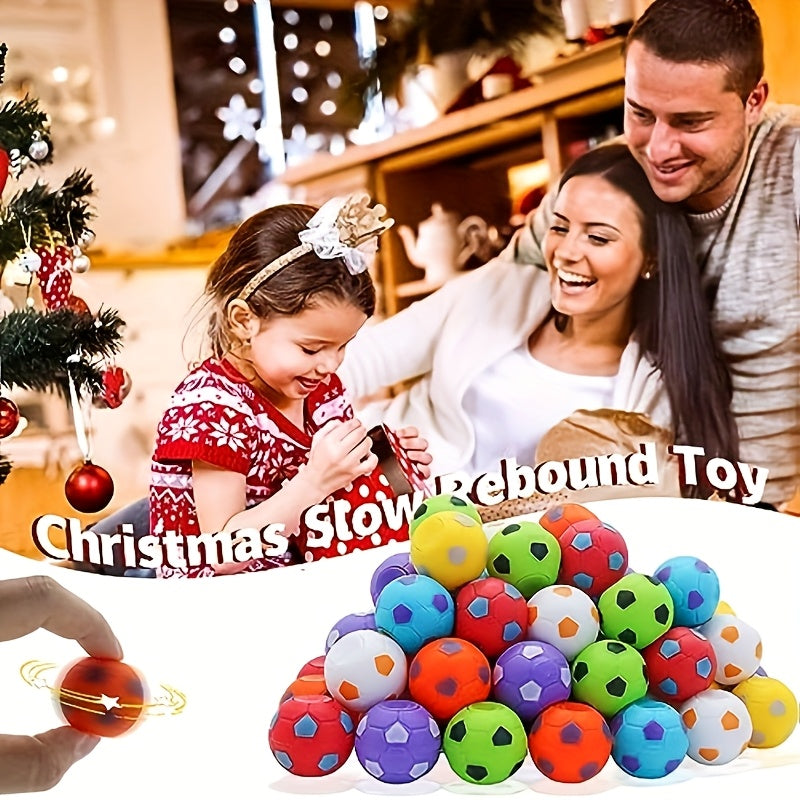 12pcs Fidget Spinner Soccer Ball Toys Colorful Football Party Favor Bags
