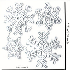 1pc Christmas Snowflake Metal Die Cutting Dies Scrapbooking Embossing Stencil