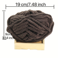 2pcs 100 Polyester Chenille Yarn High For Knitting Hats Scarves Coats