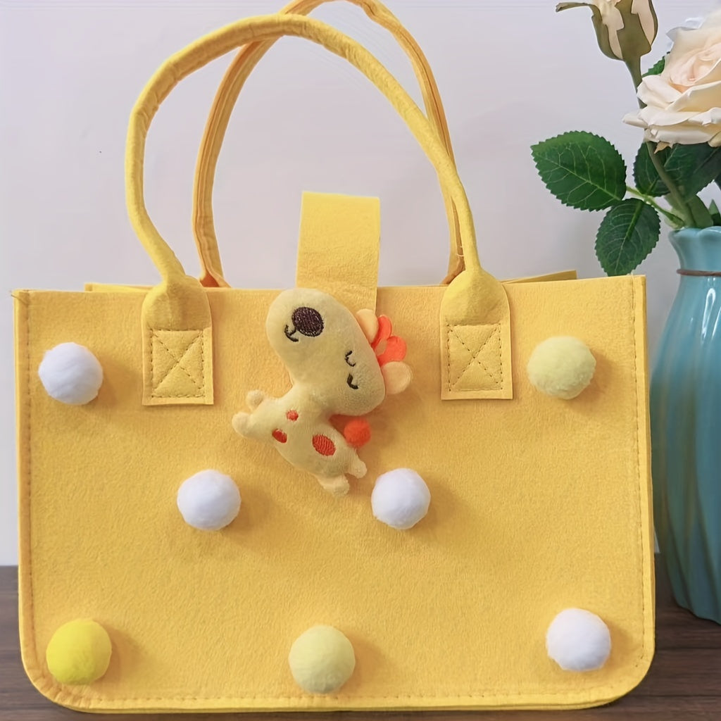 Felt Cloth Tote Bag Large Capacity Mommy Bag