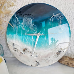 XL Silicone Tray Mold for DIY Resin Casting Clock & Floral Preservation