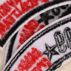 3pcs Embroidered Letter Applique Patch DIY Iron On Patch
