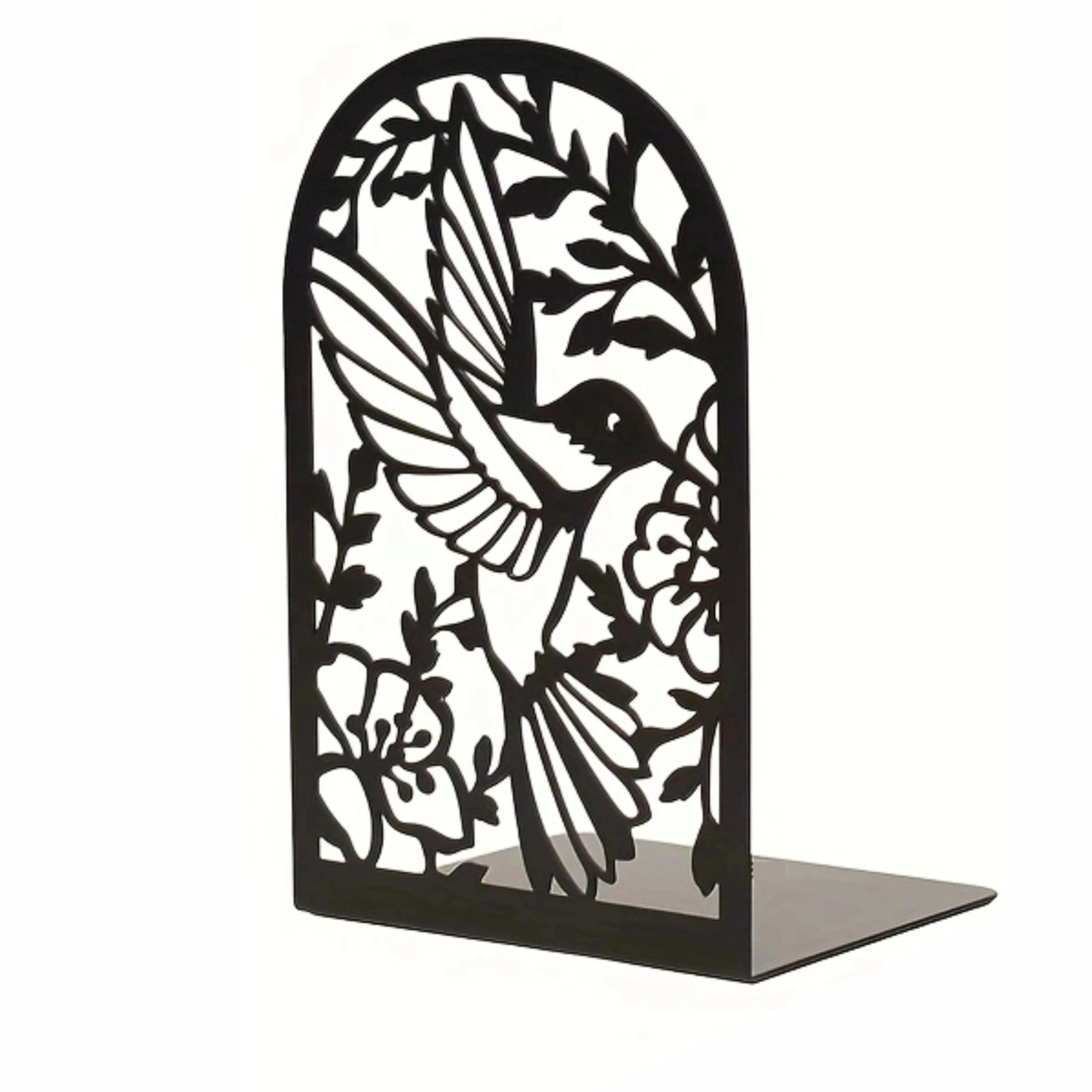 Carved Bird Metal Bookends for Student Desktop Storage