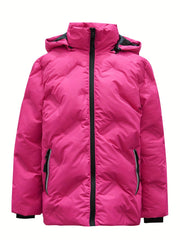 Kids Ski Jacket Winter Waterproof Removable Coat