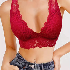 Lace Wireless Bra Comfy & Breathable Women's Intimates