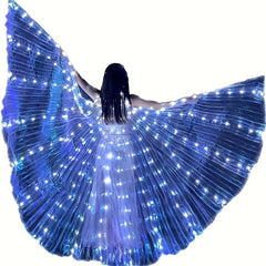 LED Glowing Wings For Adult Belly Dance 240 LEDs