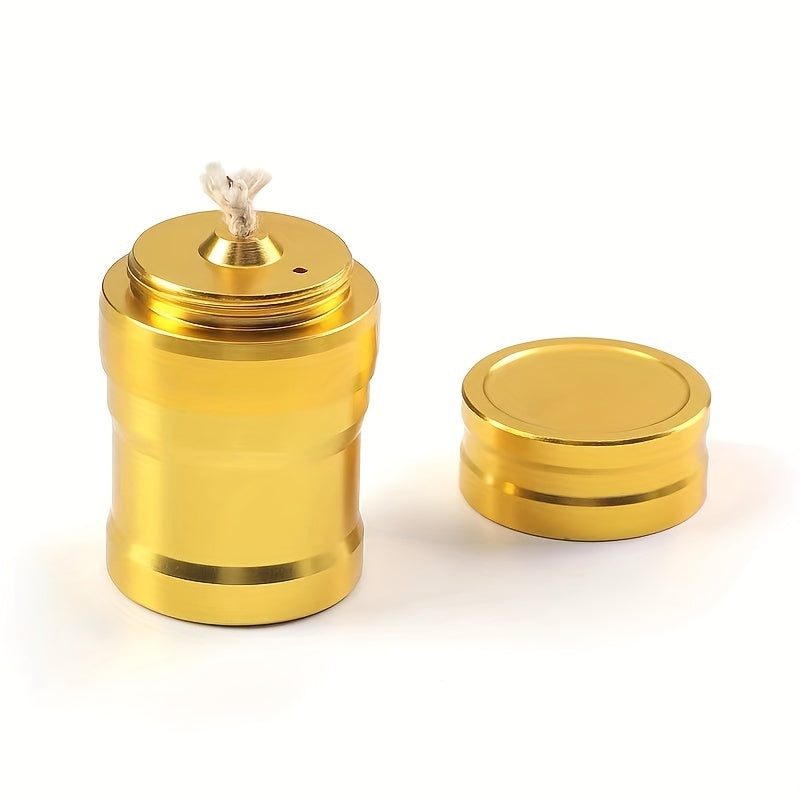 Portable Metal Mini Alcohol Lamp Lab Heating Equipment Outdoor Camping Travel
