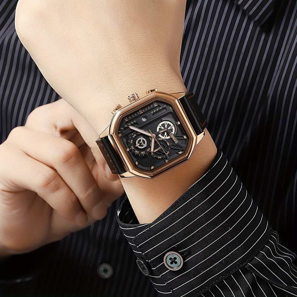 Rectangle Quartz Watch Waterproof Lightweight Military Electronic Watch