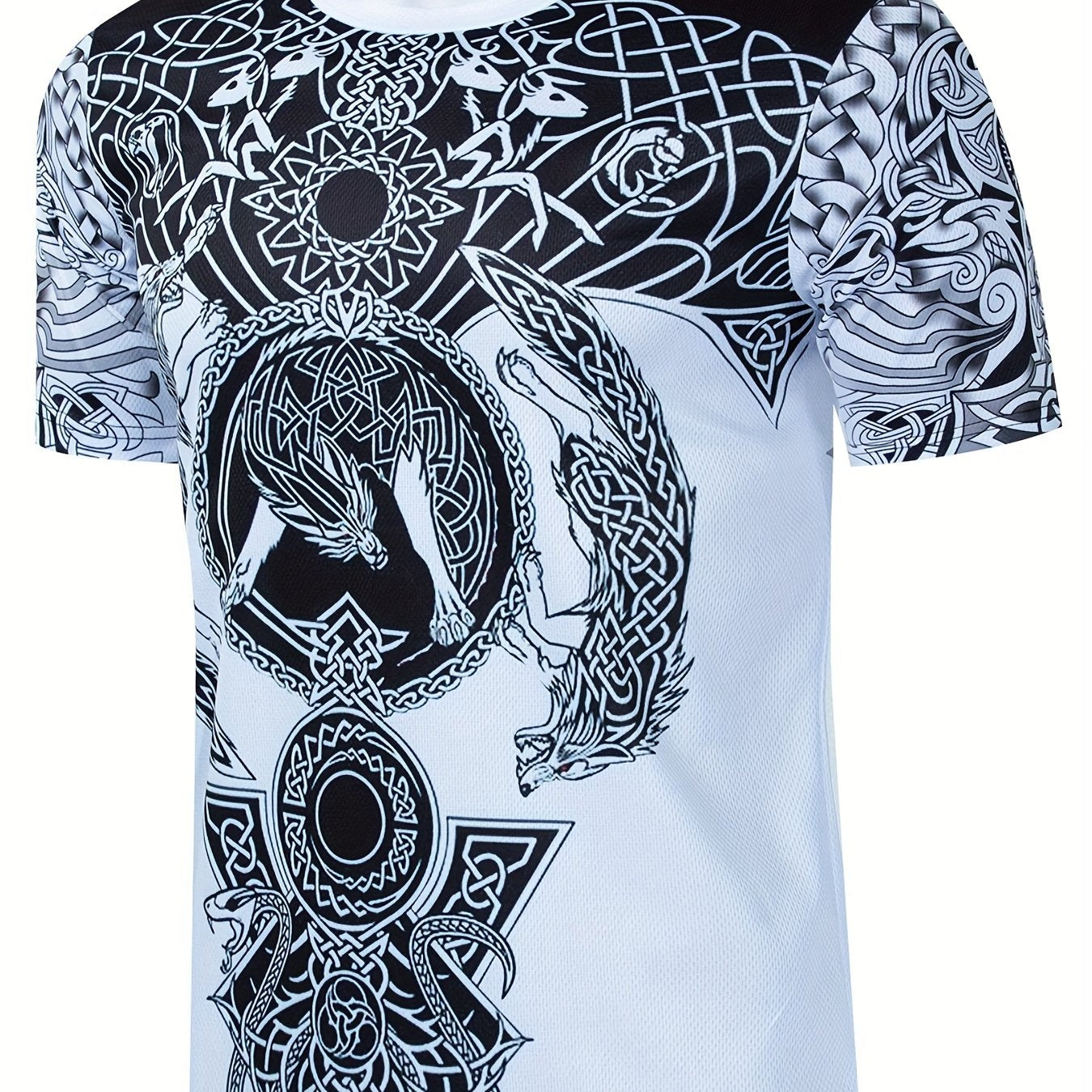 Men's Animal Graphic T Shirt 3D Print Breathable Stretchy Summer Outdoors