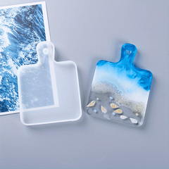 Rectangle Epoxy Resin Tray Casting Molds DIY Home Decor Agate Geode R