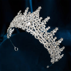 Princess Royal Style Tiara Rhinestone Crown Hair Accessories for Women Girls