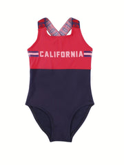 LANDUBI Girls One Piece Swimsuit - Stylish & Stretchy
