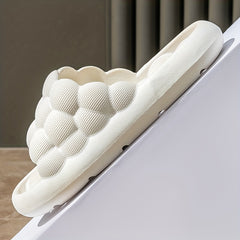 Women's Solid Slides Casual Slip On Home Bathroom Shoes Lightweight