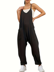 Casual Spaghetti Strap Jumpsuit for Women