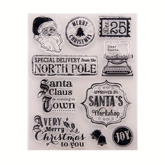 1pc Transparent Seal DIY Handbook Clip Book Stamp For Card Making Decoration